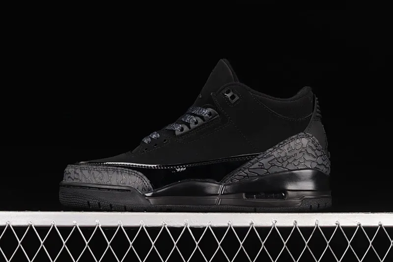 All categories Air Jordan Jordan series basketball shoes Air Jordan 3 Air Jordan 3 "Black Cement" AJ3 Joe 3 matte black cement 136064-002